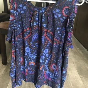 Loft Open Shoulder Key Hole long sleeve